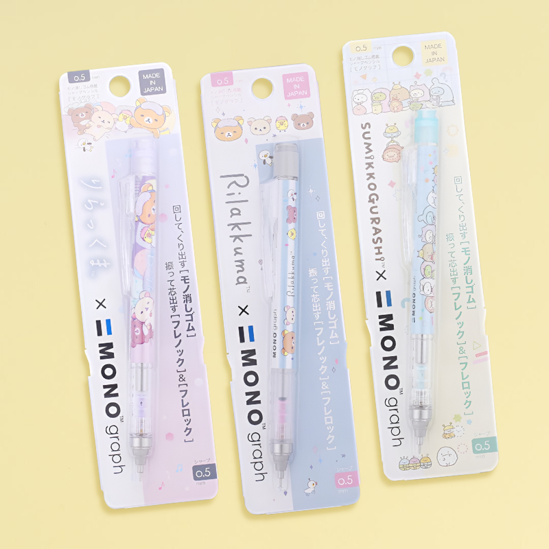 Tombow Mono Graph Shaker Mechanical Pencil - Sumikko Gurashi & Rilakkuma